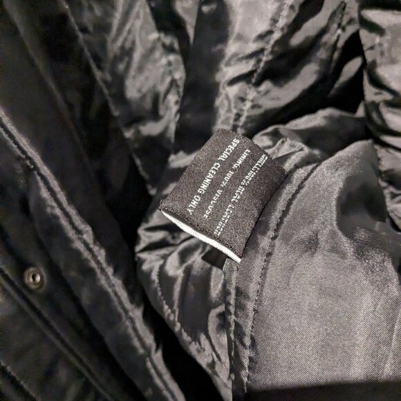 Shelby XXXL Men's Black Leather Car Coat with Four Pocket Design 3XL - Picture 6 of 10